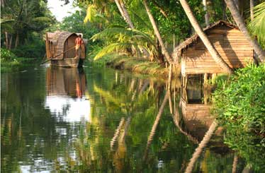 Houseboat at Kumarakom